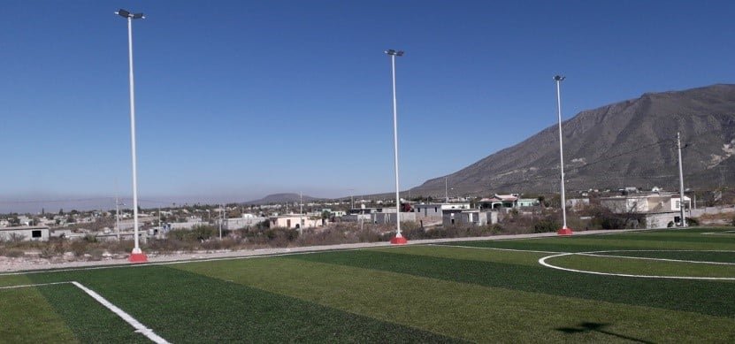 Suministros y Servicios del Norte - Construccion de Cancha Deportiva en Colonia Santa Cecilia, Castaños Coahuila2